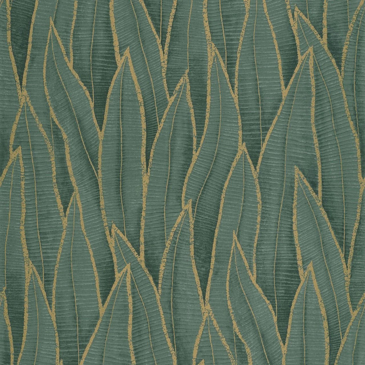 Sansevieria Rio Wallpaper - Vert Foret - Casadeco - 201837914 - Premier Wallcovering