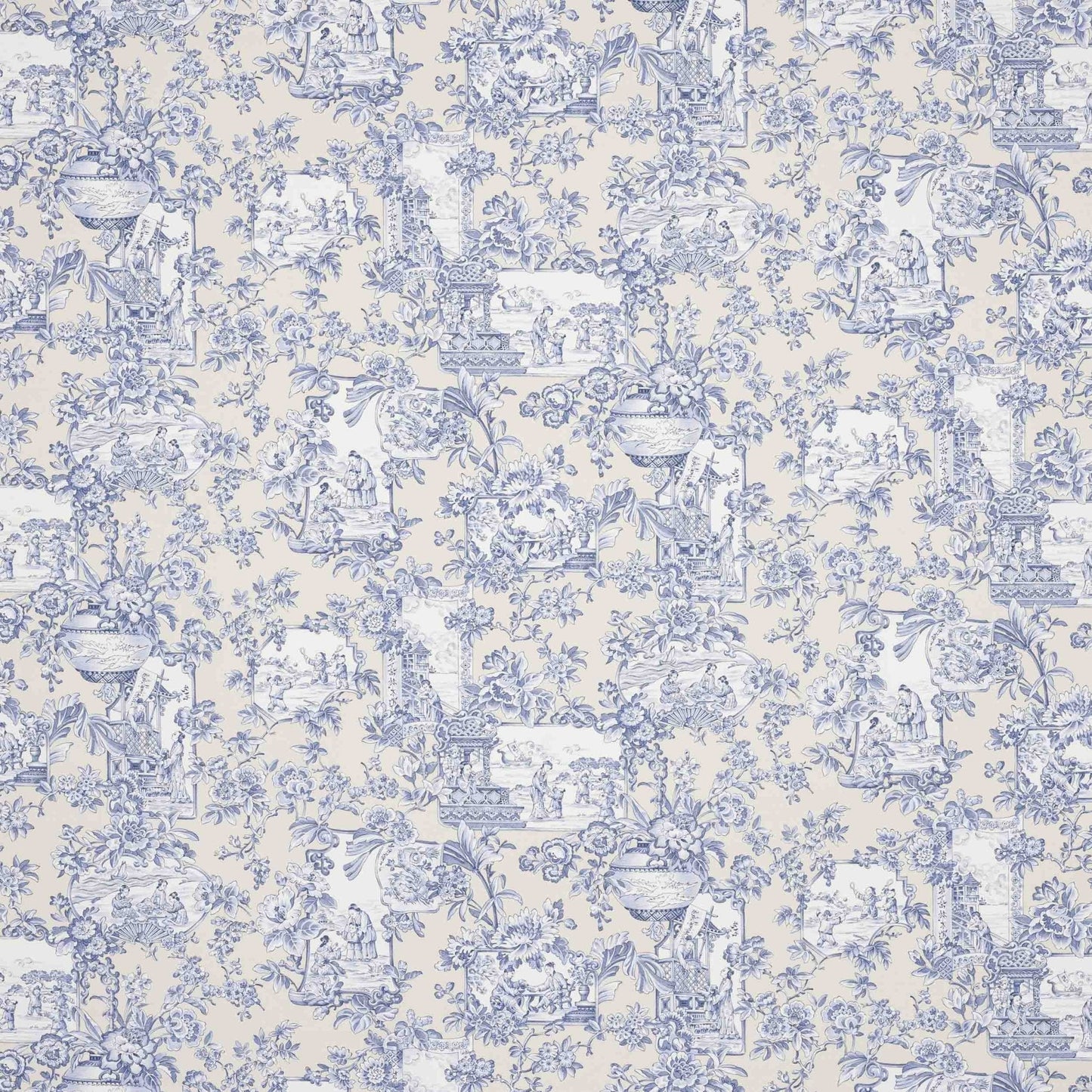 Sansha Fabric - Saphir - Manuel Canovas - M4177-01 - Premier Wallcovering