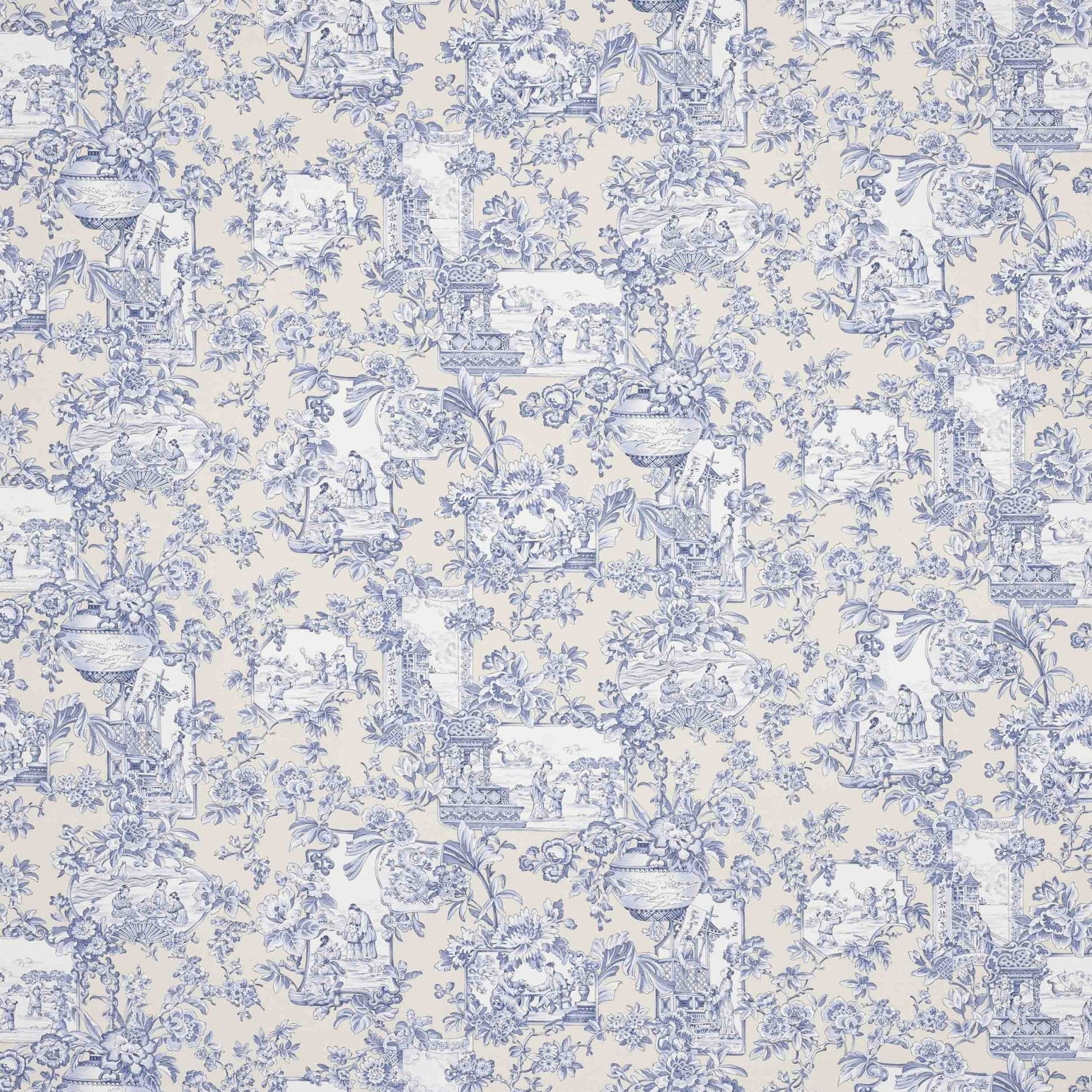 Sansha Fabric - Saphir - Manuel Canovas - M4177-01 - Premier Wallcovering