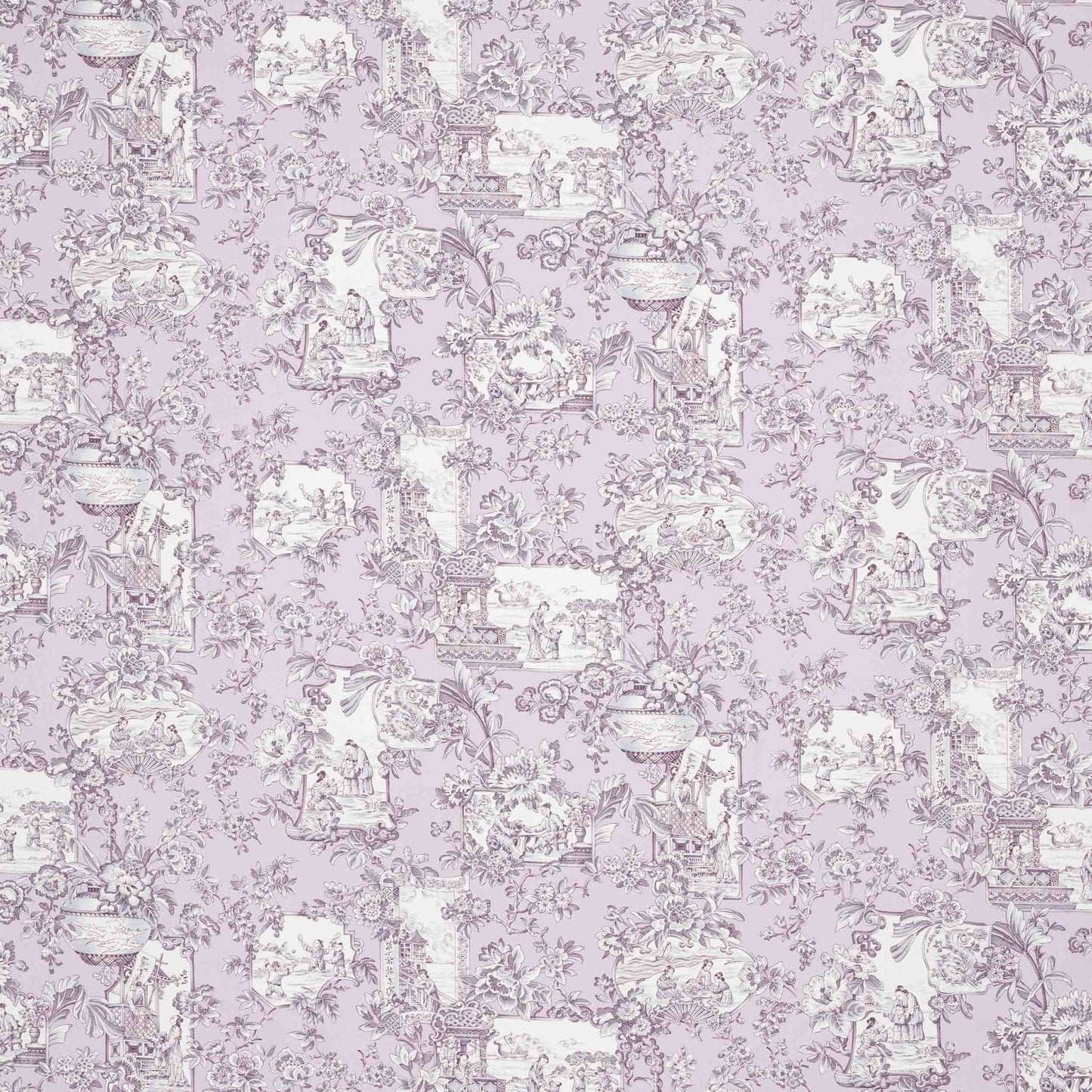 Sansha Fabric - Lilas - Manuel Canovas - M4177-02 - Premier Wallcovering