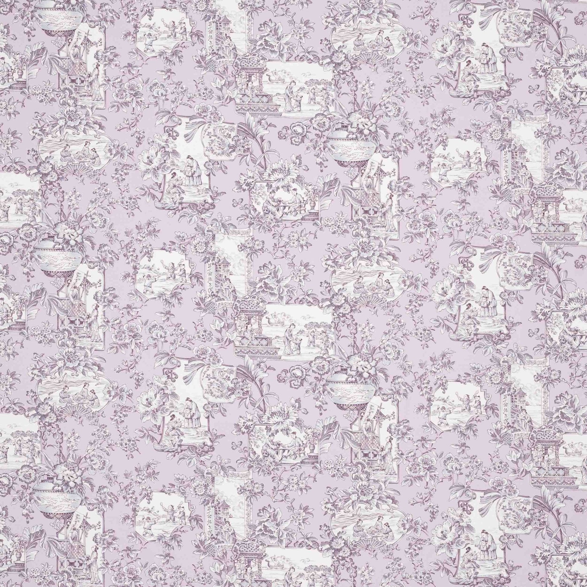 Sansha Fabric - Lilas - Manuel Canovas - M4177-02 - Premier Wallcovering