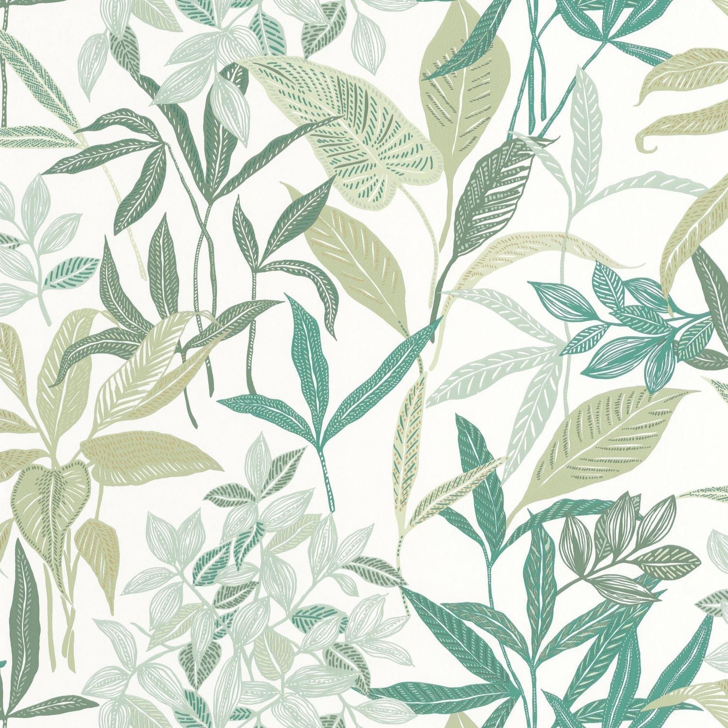 Santiago Wallpaper - Vert De Gris - Caselio - 103850788