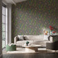 Saona Wallpaper - Kiwi/Charcoal - Harlequin - HZAP111758