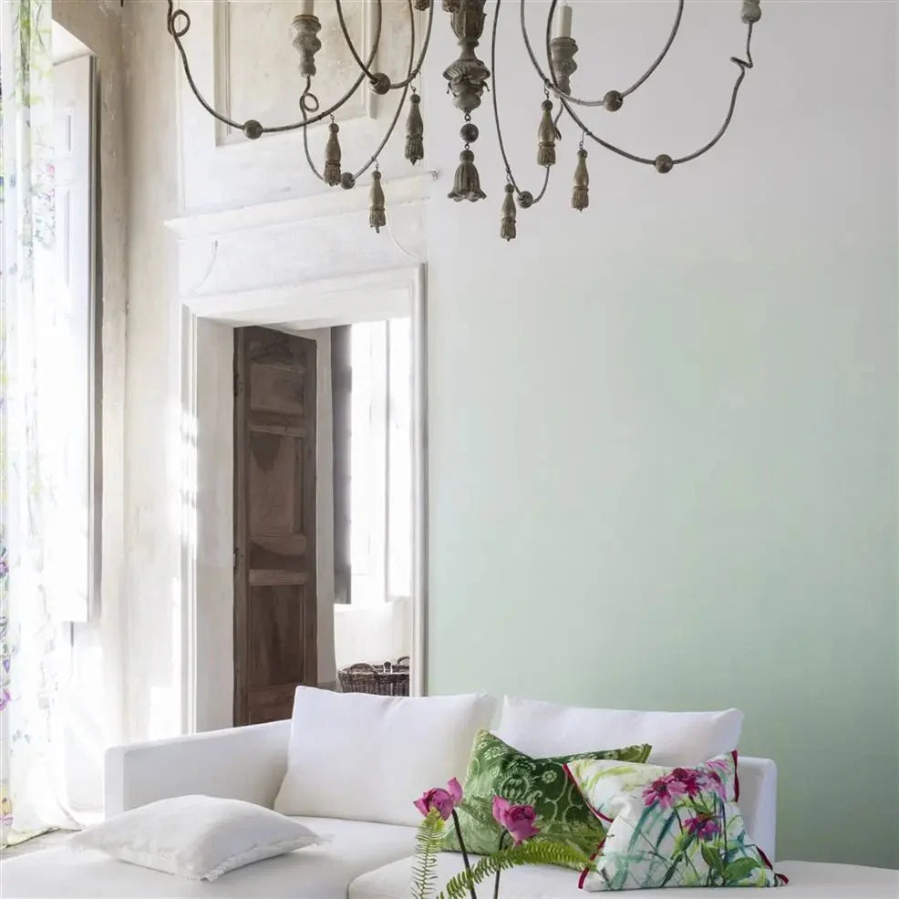 Saraille Wallpaper - Pale Jade - P600/07 - Designers Guild