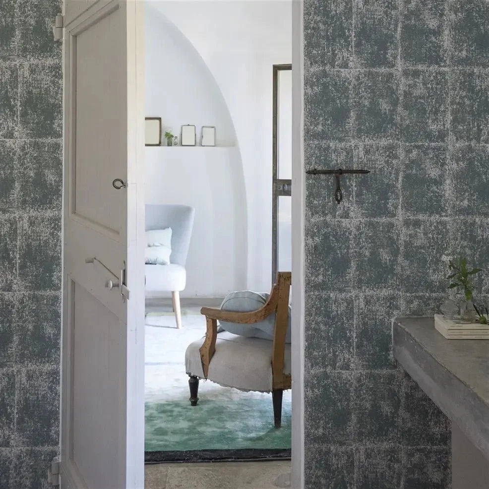 Saru Wallpaper - Graphite - P629/07 - Designers Guild