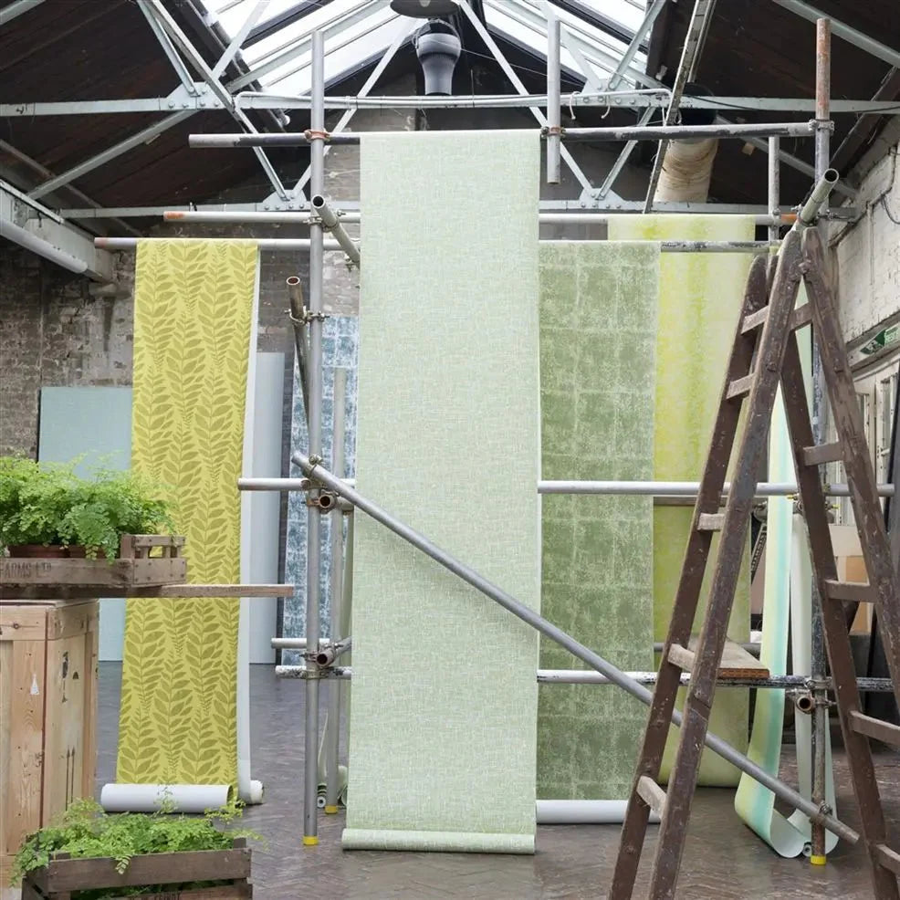 Saru Wallpaper - Sage - P629/05 - Designers Guild