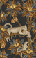 Satara Wallpaper - Burnt Orange & Sand on Black - 119/3017 - Cole & Son - Premier Wallcovering