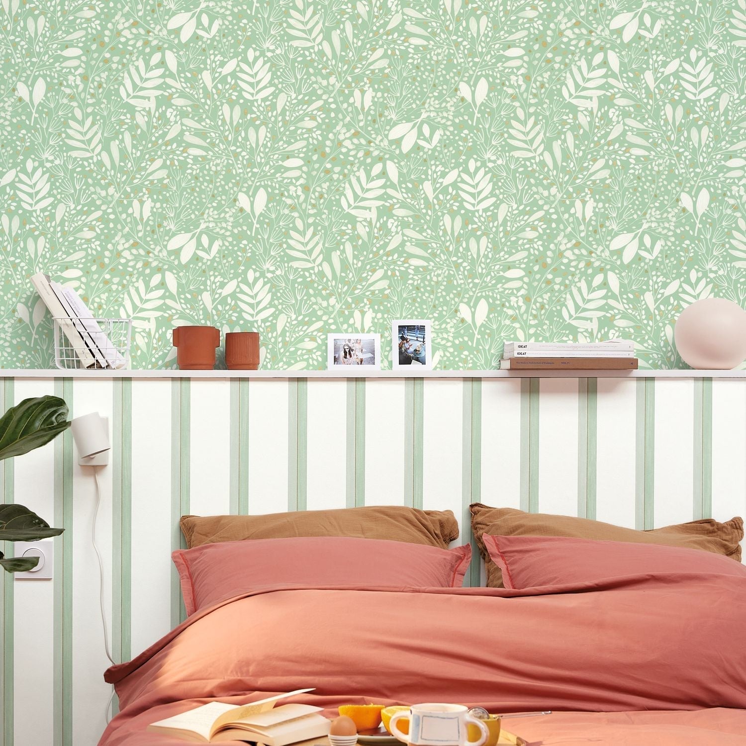 Satisfaction Wallpaper - Vert D'eau - Caselio - 105350708