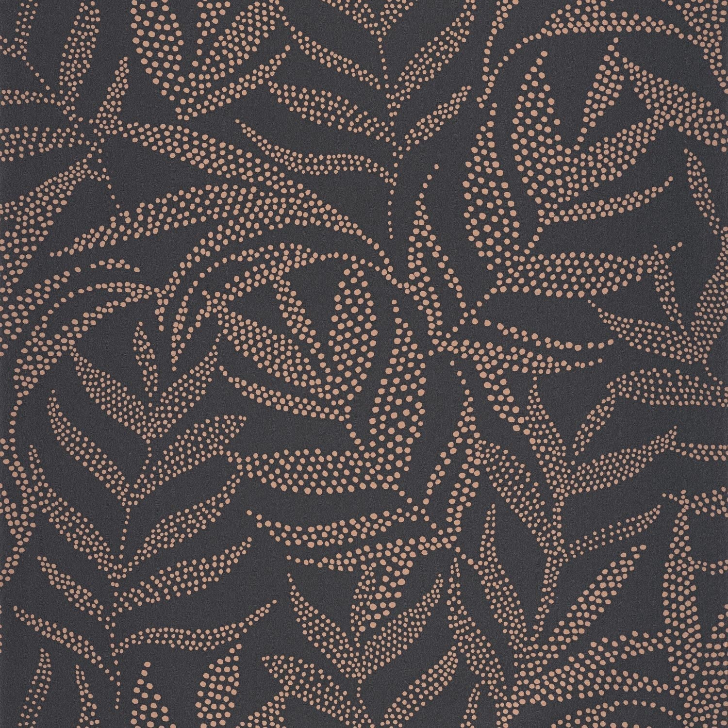 Sauvage Wallpaper - Noir Cuivre - Caselio - 104309427