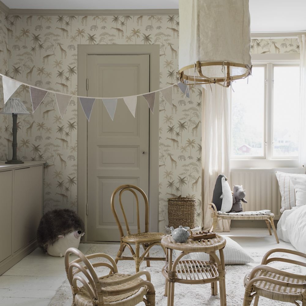 Savannah Wallpaper - Beige - Boråstapeter - 6938 - Premier Wallcovering