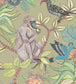 Savuti Wallpaper - Bright Multi on Old Olive - 109/1005 - Cole & Son - Premier Wallcovering