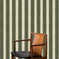 Scallop Stripe Wallpaper - Chaingate Green - Maitland Green - Josephine Munsey - SCA-003-021 - Premier Wallcovering