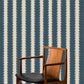 Scallop Stripe Wallpaper - Beakster Blue - Edge Sand - Josephine Munsey - SCA-001-014 - Premier Wallcovering