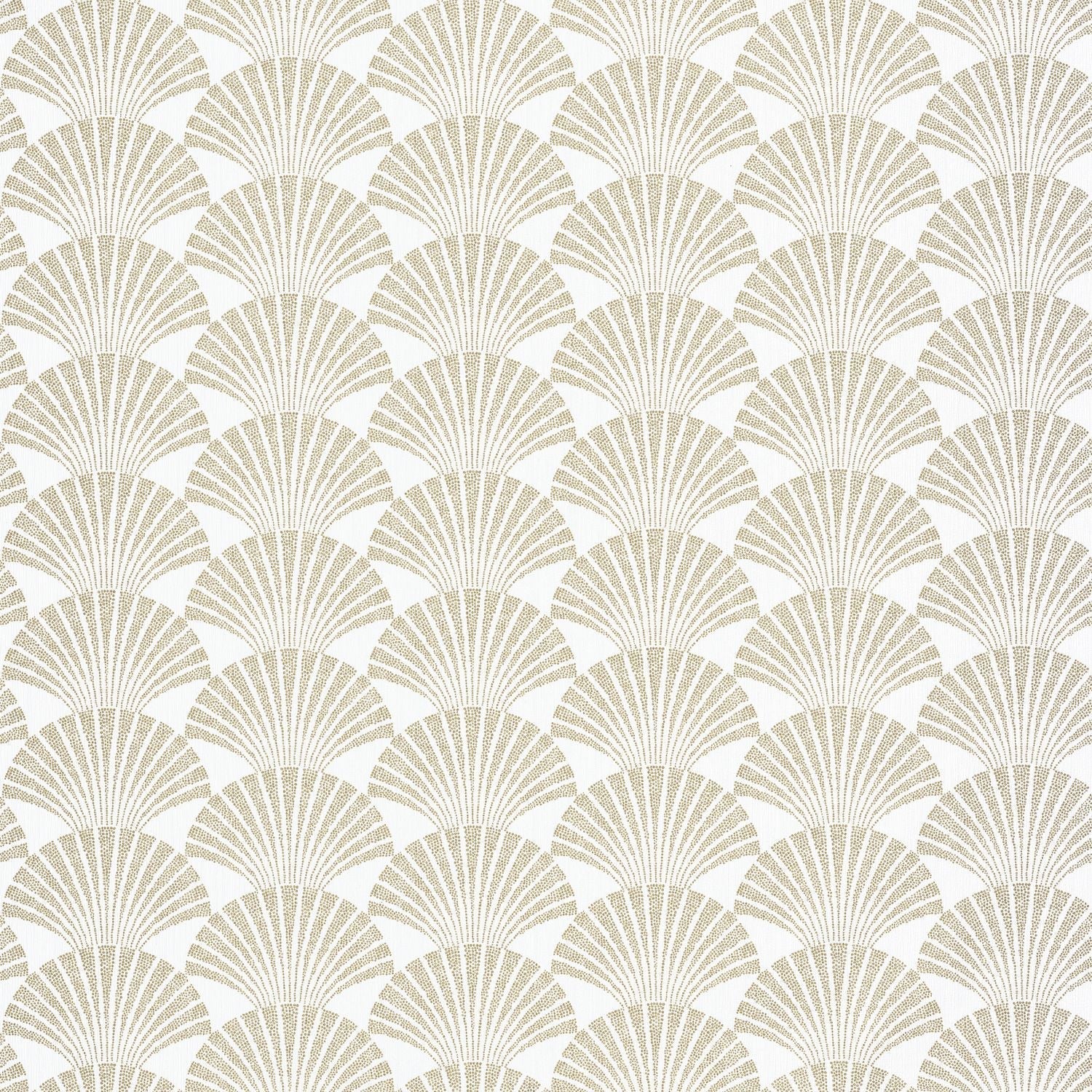 Scarlett Pearl Wallpaper - Blanc - Caselio - 100490020