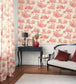 Scene D'Ete Les Belles Toiles De Jouy Wallpaper - Rouge Carmin - Casadeco - 87918201 - Premier Wallcovering