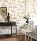 Scene D'Ete Les Belles Toiles De Jouy Wallpaper - Camel - Casadeco - 87911318 - Premier Wallcovering