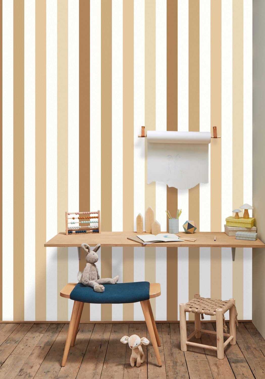 Se Cacher Wallpaper - Beige Camel - Caselio - 103581021