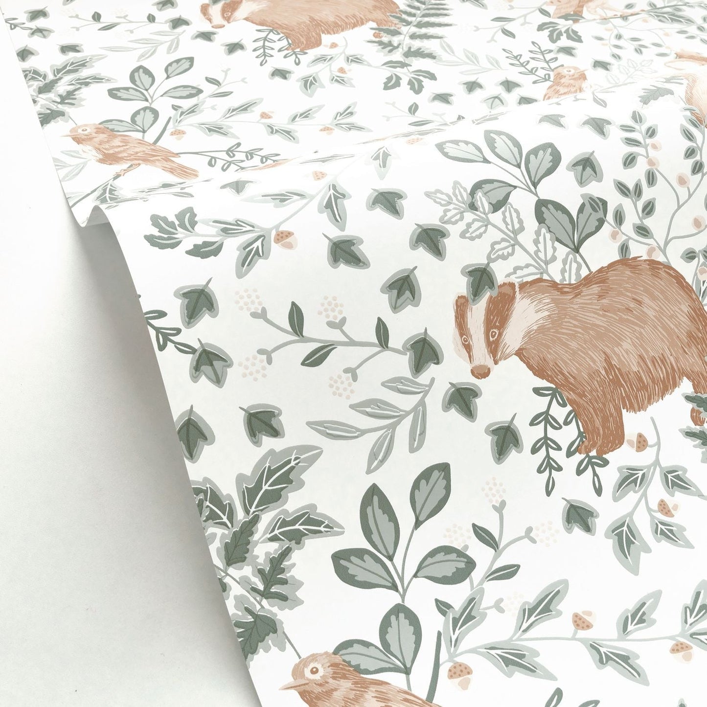 Se Faufiler Wallpaper - Vert De Gris - Caselio - 103547220