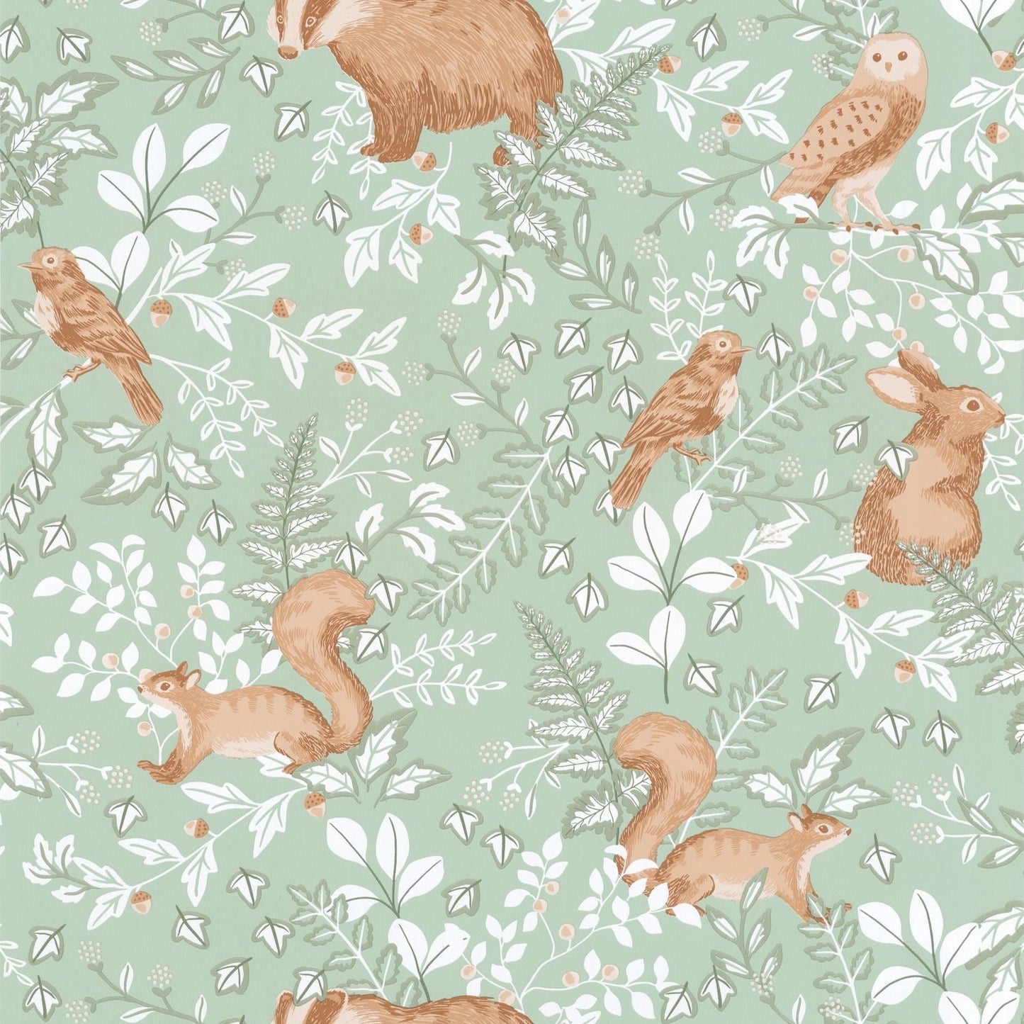 Se Faufiler Wallpaper - Menthe - Caselio - 103547023