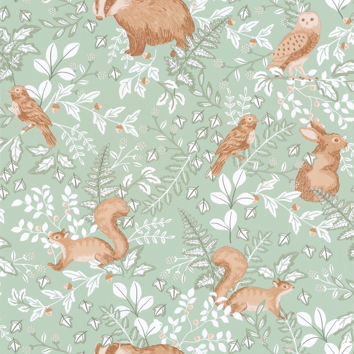 Se Faufiler Wallpaper - Menthe - Caselio - 103547023