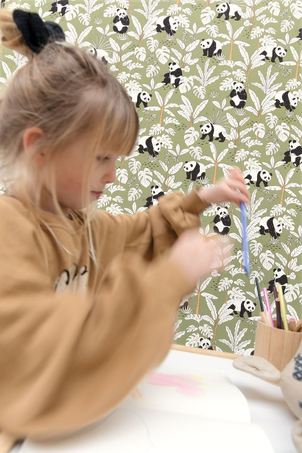 Se Prelasser Wallpaper - Vert - Caselio - 103507170