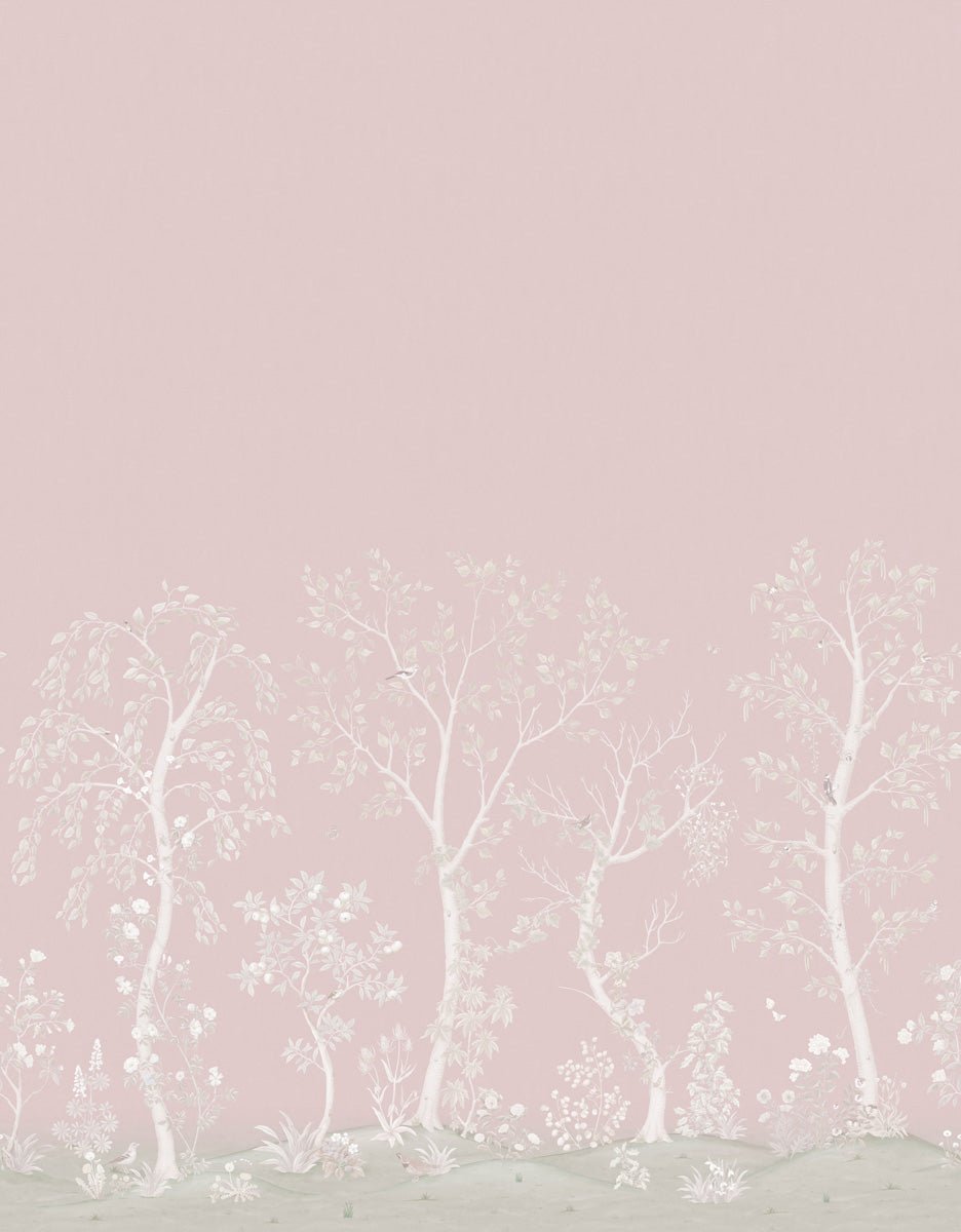 Seasonal Woods Wallpaper - Rose Quartz Pearl - 120/6022 - Cole & Son - Premier Wallcovering
