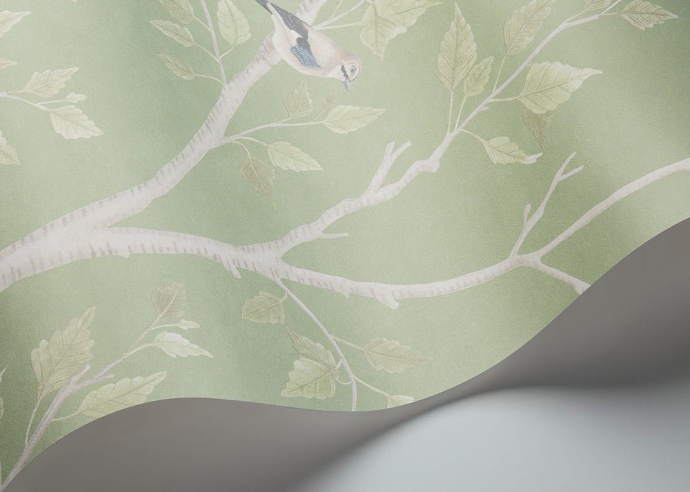Seasonal Woods Wallpaper - Jade - 120/6021 - Cole & Son - Premier Wallcovering