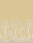 Seasonal Woods Wallpaper - Gold Pearl - 120/6024 - Cole & Son - Premier Wallcovering