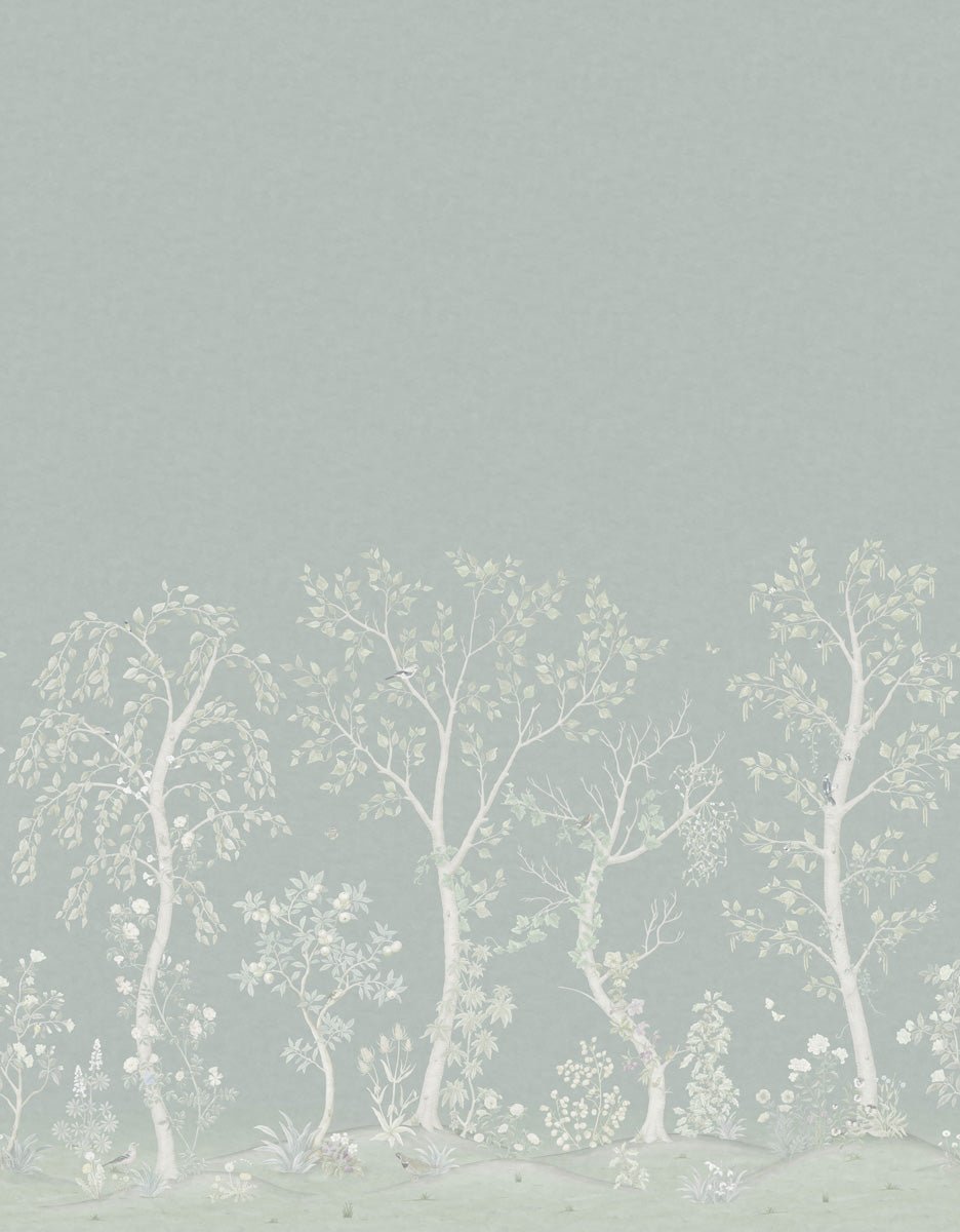 Seasonal Woods Wallpaper - Sage - 120/6020 - Cole & Son - Premier Wallcovering