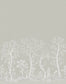 Seasonal Woods Wallpaper - Platinum Matte - 120/6023 - Cole & Son - Premier Wallcovering