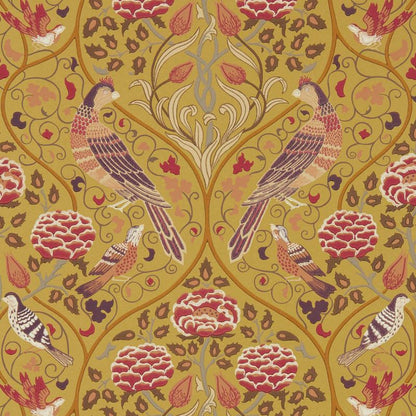 Seasons By May Wallpaper - Saffron - 216685 - Morris & Co - Premier Wallcovering