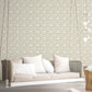 Secret Garden Anemone Mini Wallpaper - Taupe / Green - Galerie - G78488 - Premier Wallcovering