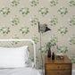 Secret Garden Classic Bouquet Wallpaper - Taupe / Green - Galerie - G78500 - Premier Wallcovering