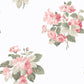Secret Garden Classic Bouquet Wallpaper - Pink / Sage Green / White - Galerie - G78499 - Premier Wallcovering