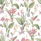 Secret Garden Cottage Botanical Wallpaper - Pink / Sage Green / White - Galerie - G78506 - Premier Wallcovering