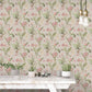 Secret Garden Cottage Botanical Wallpaper - Taupe / Sage Green / Rust - Galerie - G78507 - Premier Wallcovering