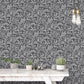 Secret Garden Garden Toile Wallpaper - Black / Grey - Galerie - G78510 - Premier Wallcovering