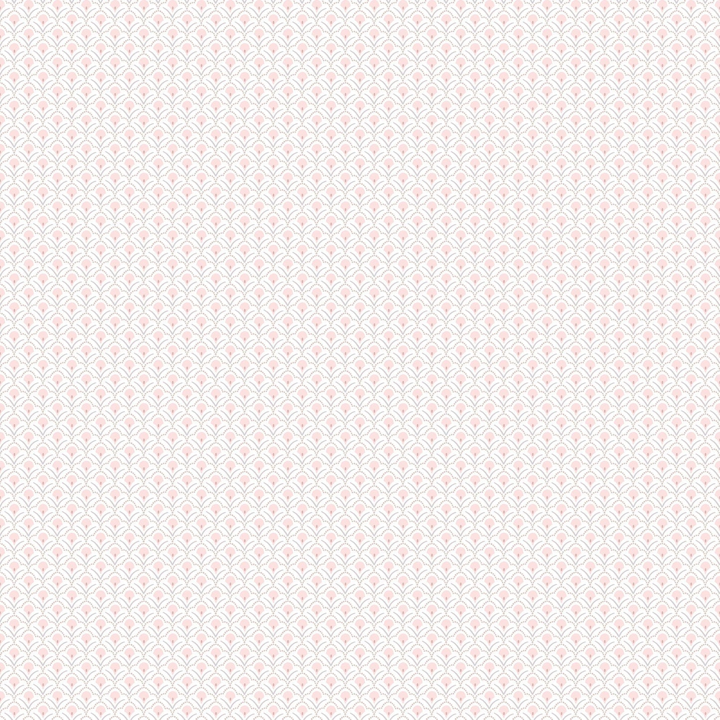 Secret Garden Secret Scallop Wallpaper - Pink / Grey - Galerie - G78515 - Premier Wallcovering
