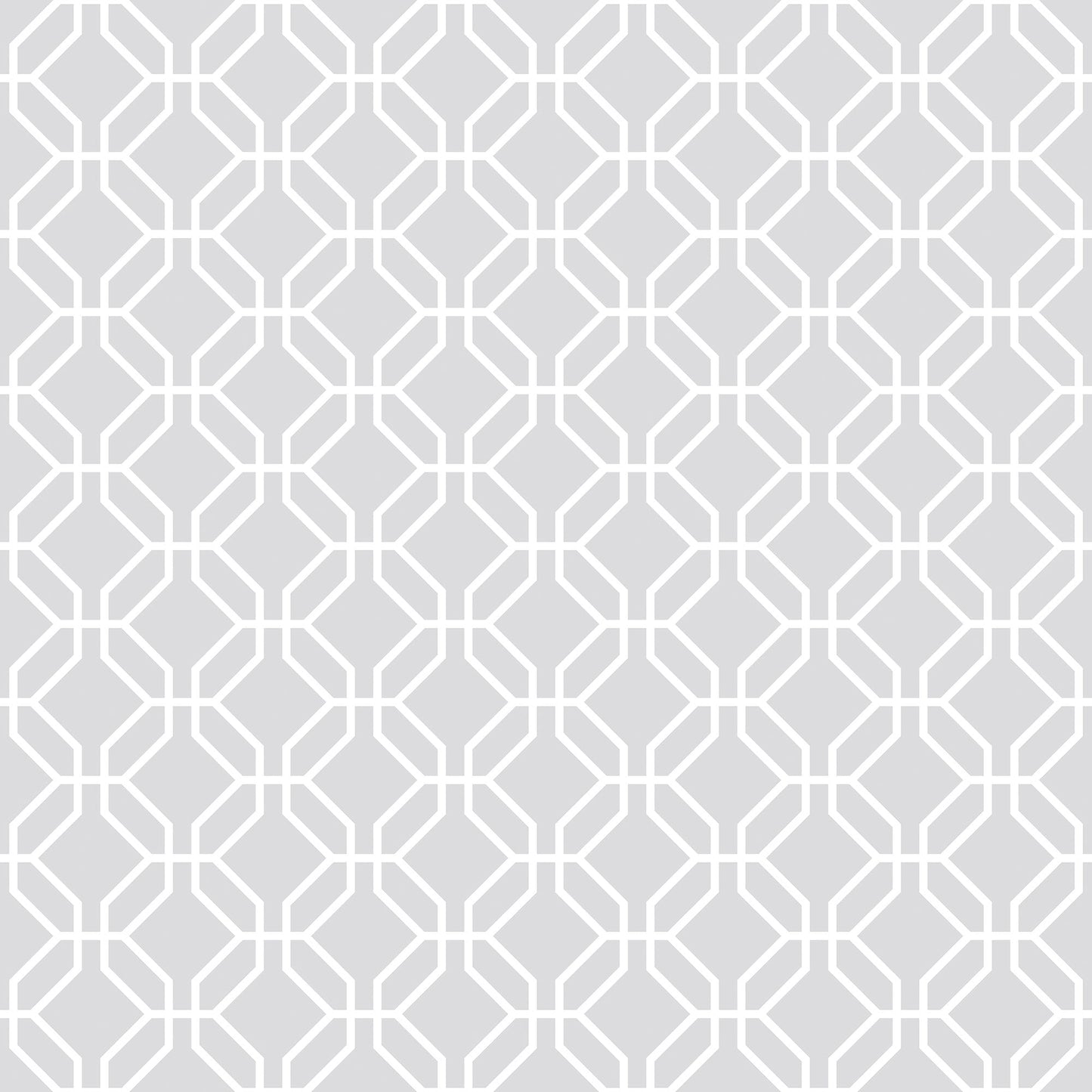 Secret Garden Trellis Negative Wallpaper - Grey - Galerie - G78522 - Premier Wallcovering