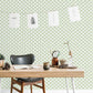 Secret Garden Trellis Negative Wallpaper - Fresh Green - Galerie - G78528 - Premier Wallcovering
