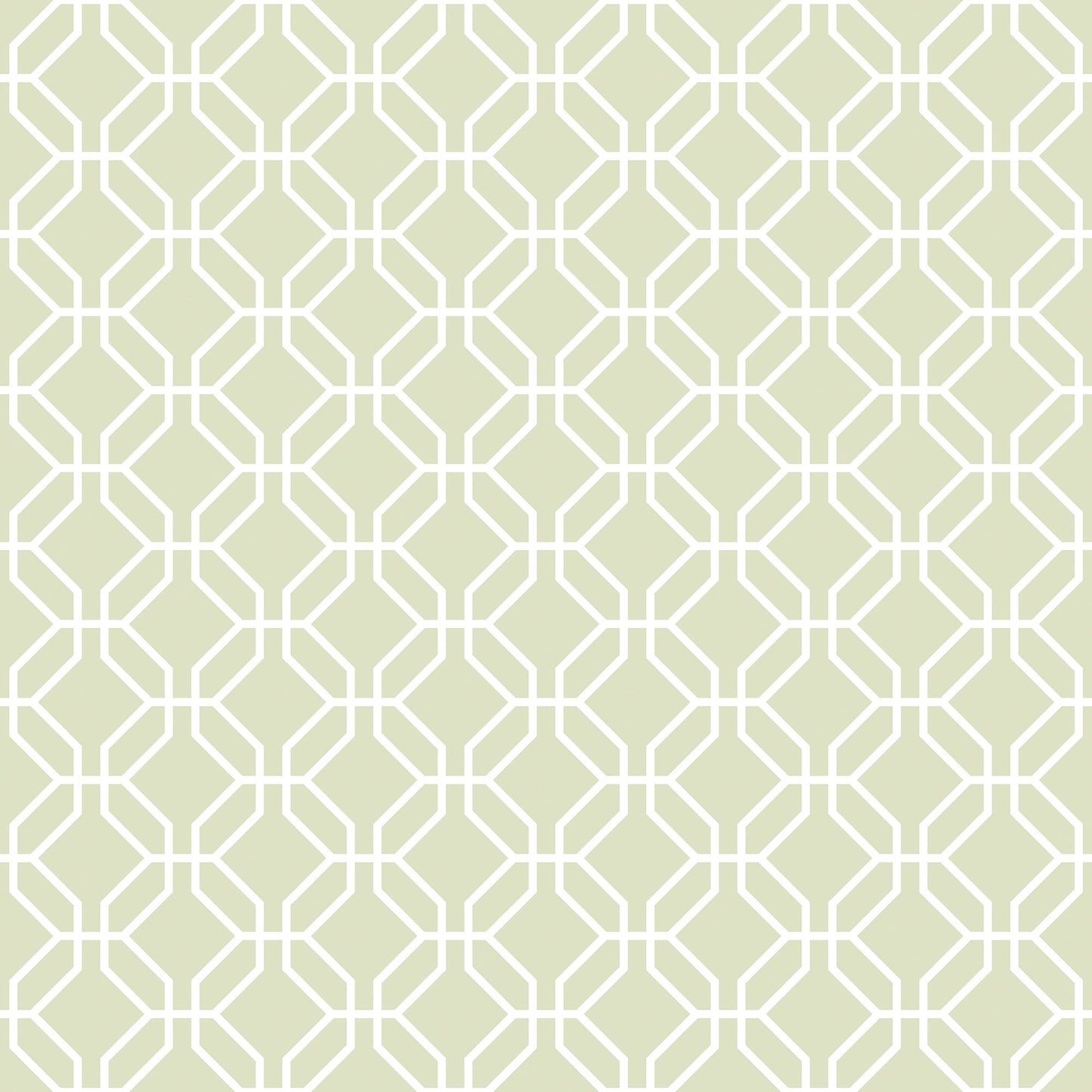 Secret Garden Trellis Negative Wallpaper - Sage Green - Galerie - G78523 - Premier Wallcovering