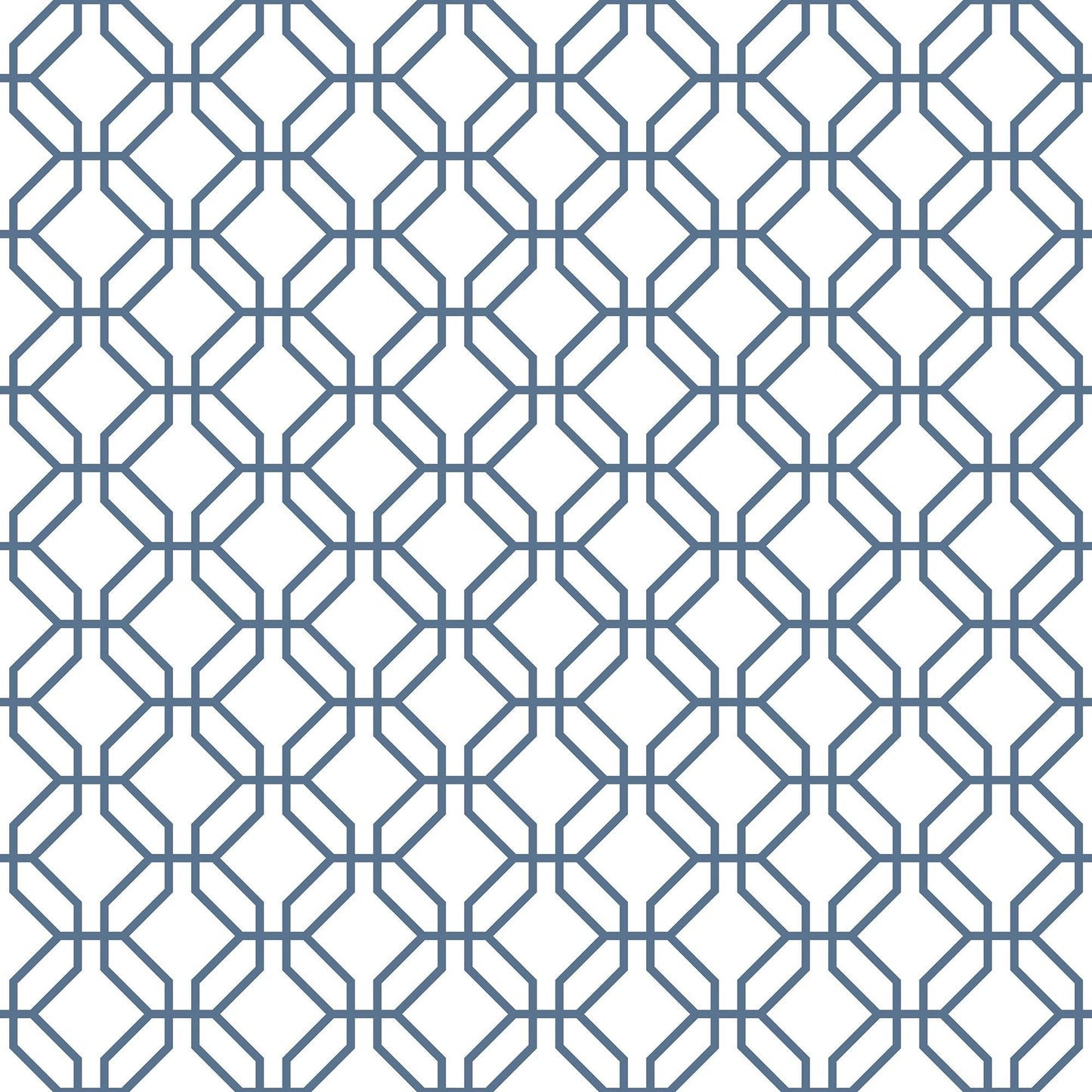 Secret Garden Trellis Negative Wallpaper - Blue - Galerie - G78526 - Premier Wallcovering