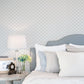 Secret Garden Trellis Negative Wallpaper - Grey - Galerie - G78522 - Premier Wallcovering