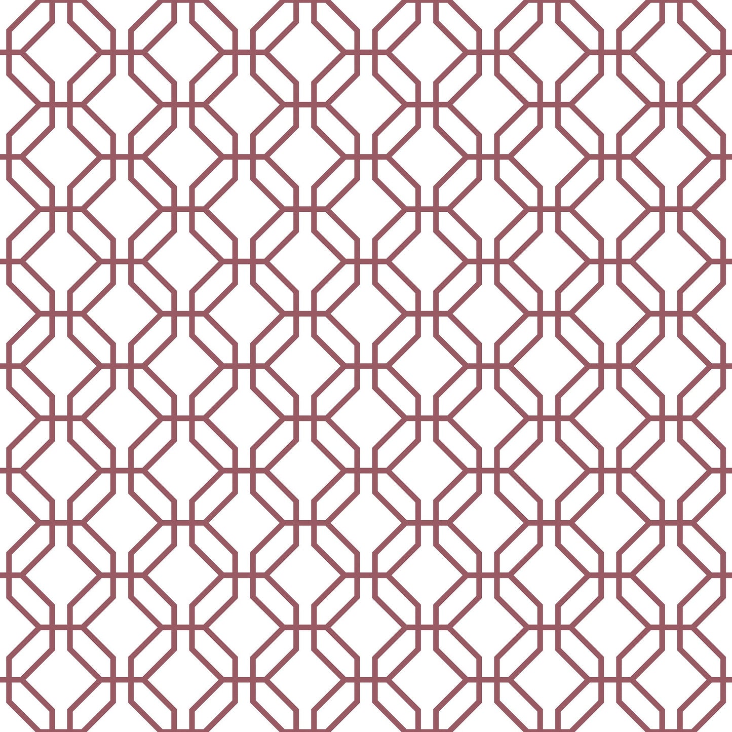 Secret Garden Trellis Negative Wallpaper - Cranberry - Galerie - G78527 - Premier Wallcovering