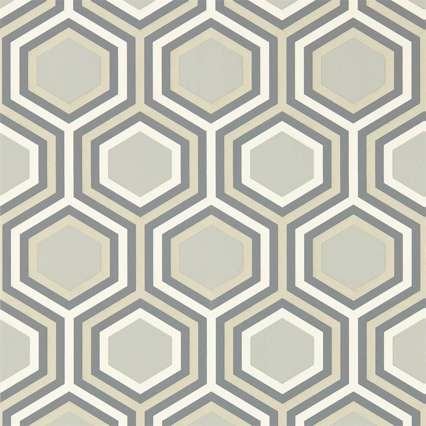 Selo Wallpaper - Slate/Platinum - Harlequin - HSAW112148