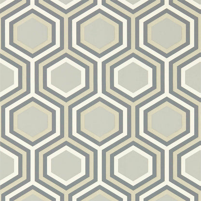 Selo Wallpaper - Slate/Platinum - Harlequin - HSAW112148