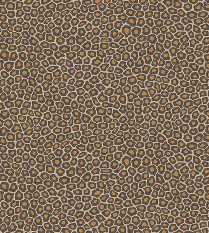 Senzo Spot Wallpaper - Soot & Metallic Gold on Cream - 109/6027 - Cole & Son - Premier Wallcovering