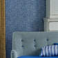 Serego Wallpaper - Cobalt - P605/09 - Designers Guild
