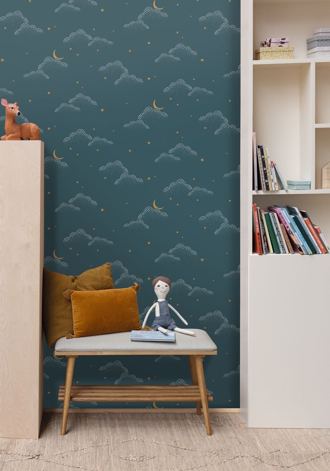 S'evader Wallpaper - Bleu Nuit - Caselio - 103486069