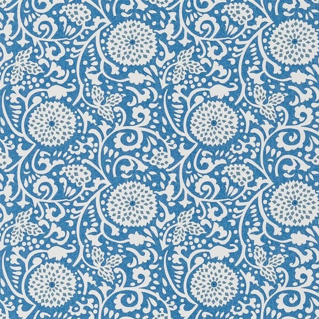 Shaqui Wallpaper - Cobalt - PDG1147/07 - Designers Guild